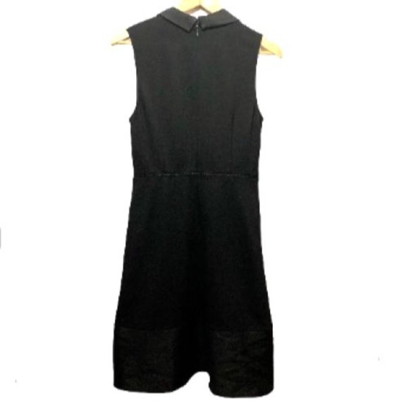 ERIN Erin Fetherston Marie Black Dress 10 Fit Flare Sleeveless Openwork Work - Picture 3 of 12